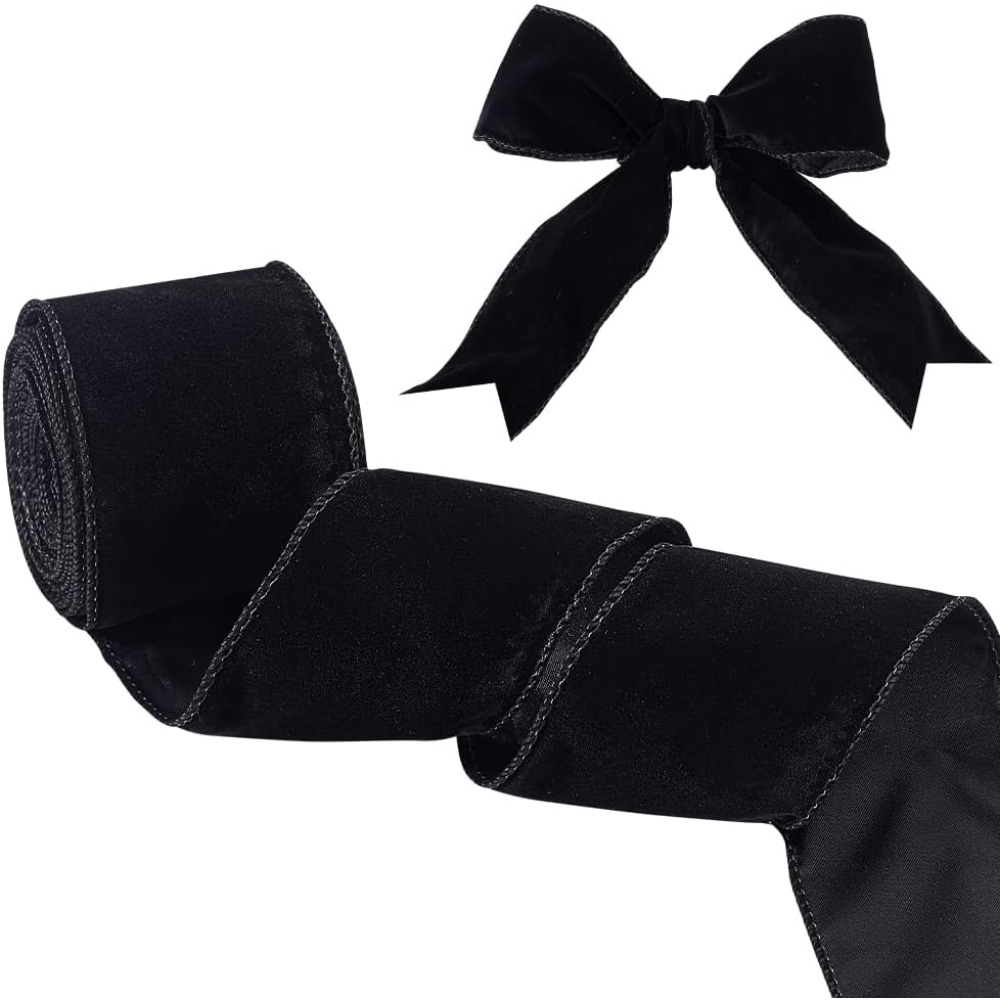Velvet Ribbon Roll - Single Face Velvet Ribbons for Gift