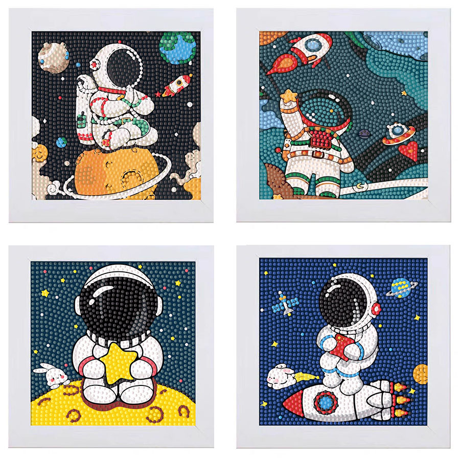 Embroidery Embellishments - Keeppley astronaut crystal diamond decorative painting