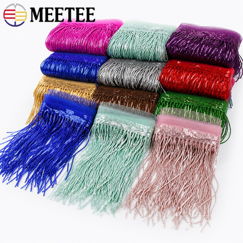 Fringe Ribbon Sewing - 2/3/5Yard 10/18cm Sequin Tassel Fringe Dance