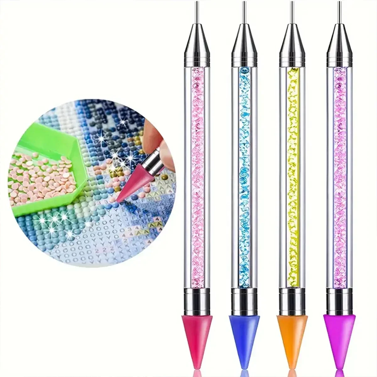 Embroidery Craft - Waxless Diamond Painting Tool, Double Tip