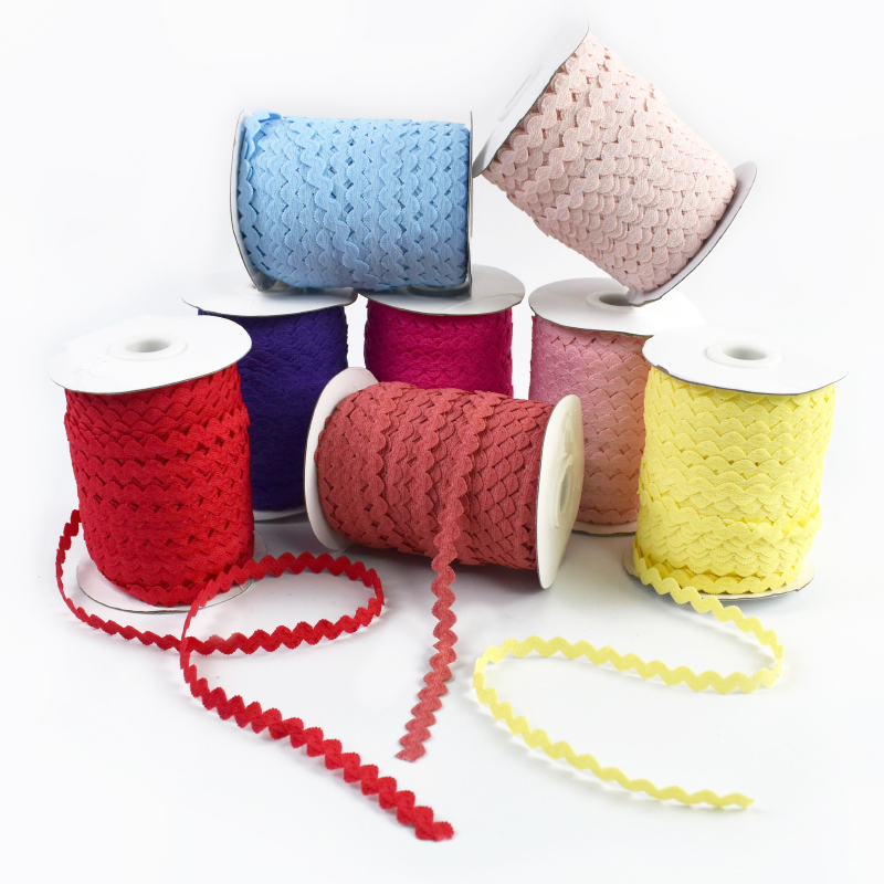 Lace Ribbon Trim - 5/10/20M 10mm Wave Edge Elastic Band