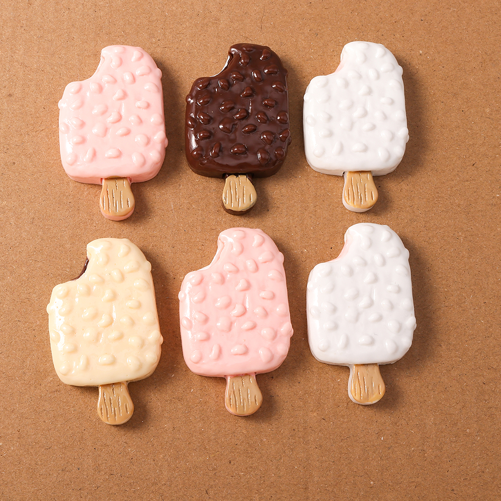 4pcs Simulation Food Ice Cream - Craft Embellishment avaliação e preço