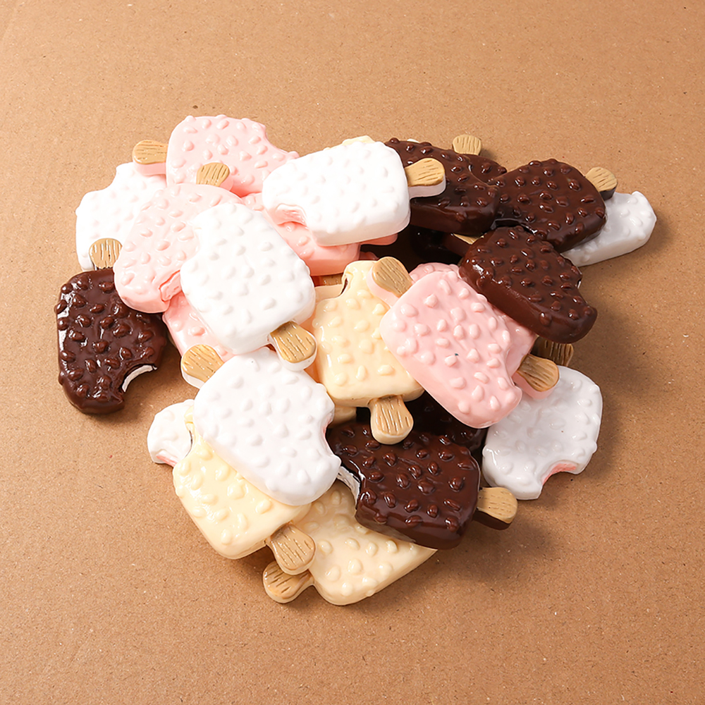 4pcs Simulation Food Ice Cream - Craft Embellishment avaliação e preço