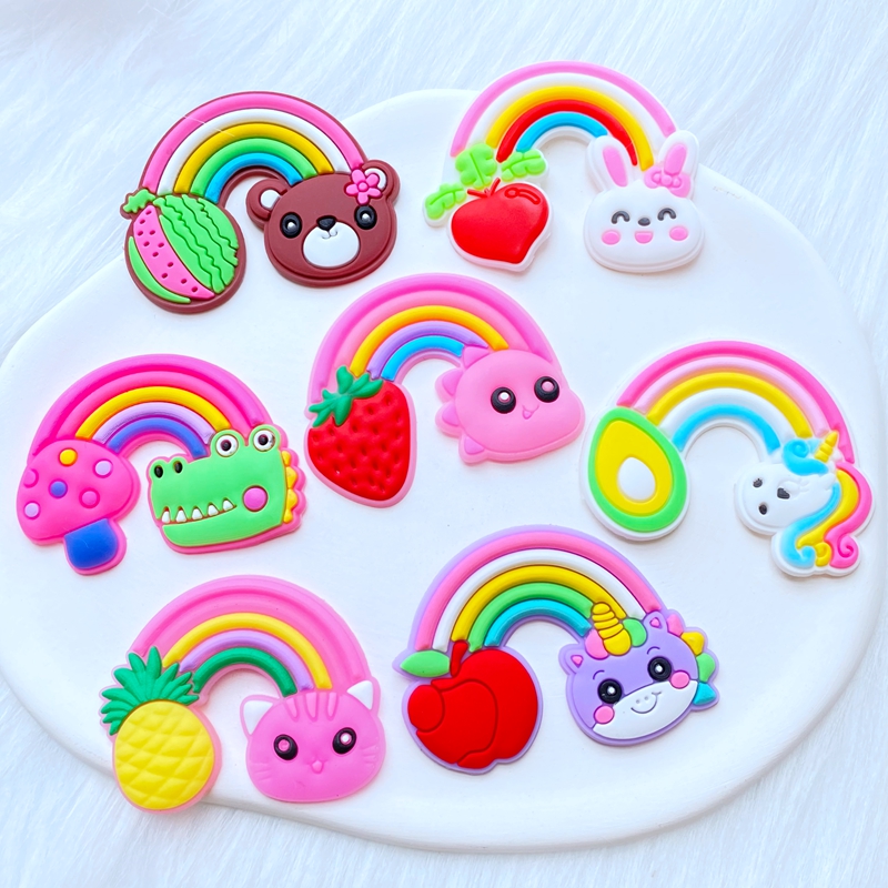 10Pcs New Cute Fruit Animal Ra - Embellishment Glue Craft avaliação e preço