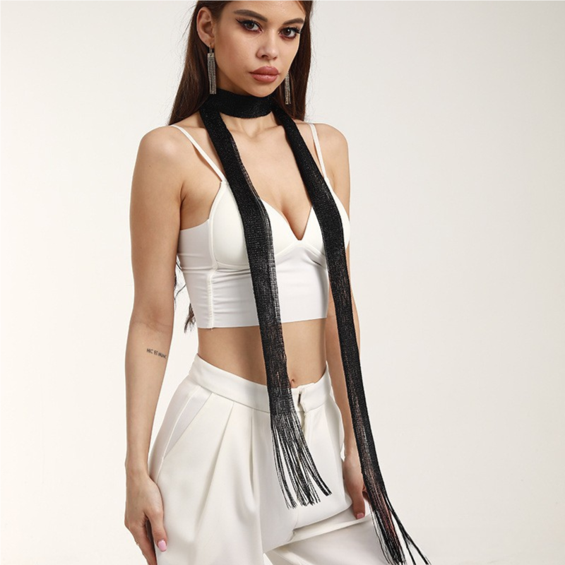 Fashion Nightclub Sunscreen Sh - Tassel Fringe Trim avaliação e preço