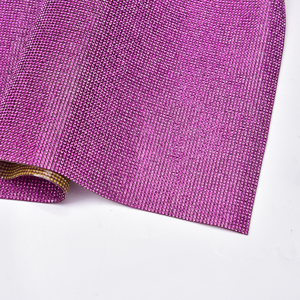 Fuchsia Rhinestone Sticker Tri - Hotfix Rhinestone Sheet avaliação e preço