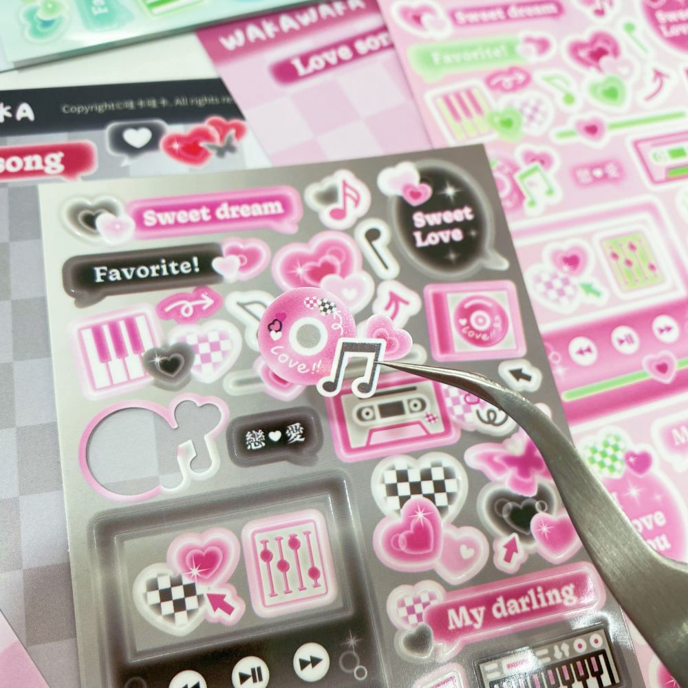 SCRAPBOOK Music Decorative STI - Glitter Vinyl Roll avaliação e preço