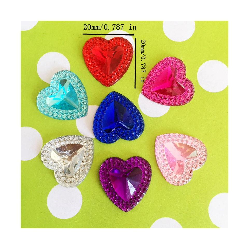 30pcs 20mm Acrylic Rhinestones - Embellishment Glue Craft avaliação e preço