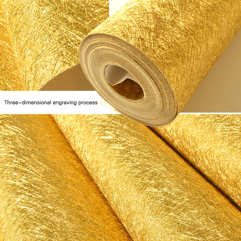 3D Stereoscopic Relief Gold Fo - Glitter Vinyl Roll avaliação e preço