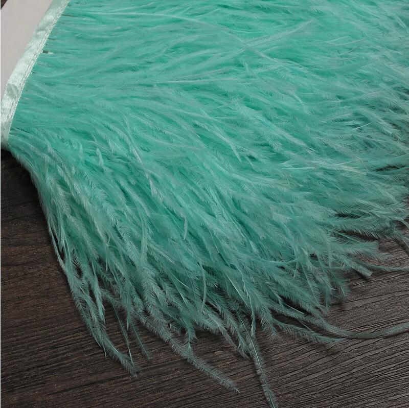13-18CM 6M Ostrich Feather tri - Feather Trim Marabou avaliação e preço