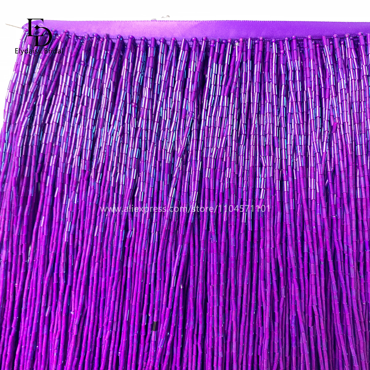 30CM Long Purple Green Black B - Fringe Ribbon Sewing avaliação e preço