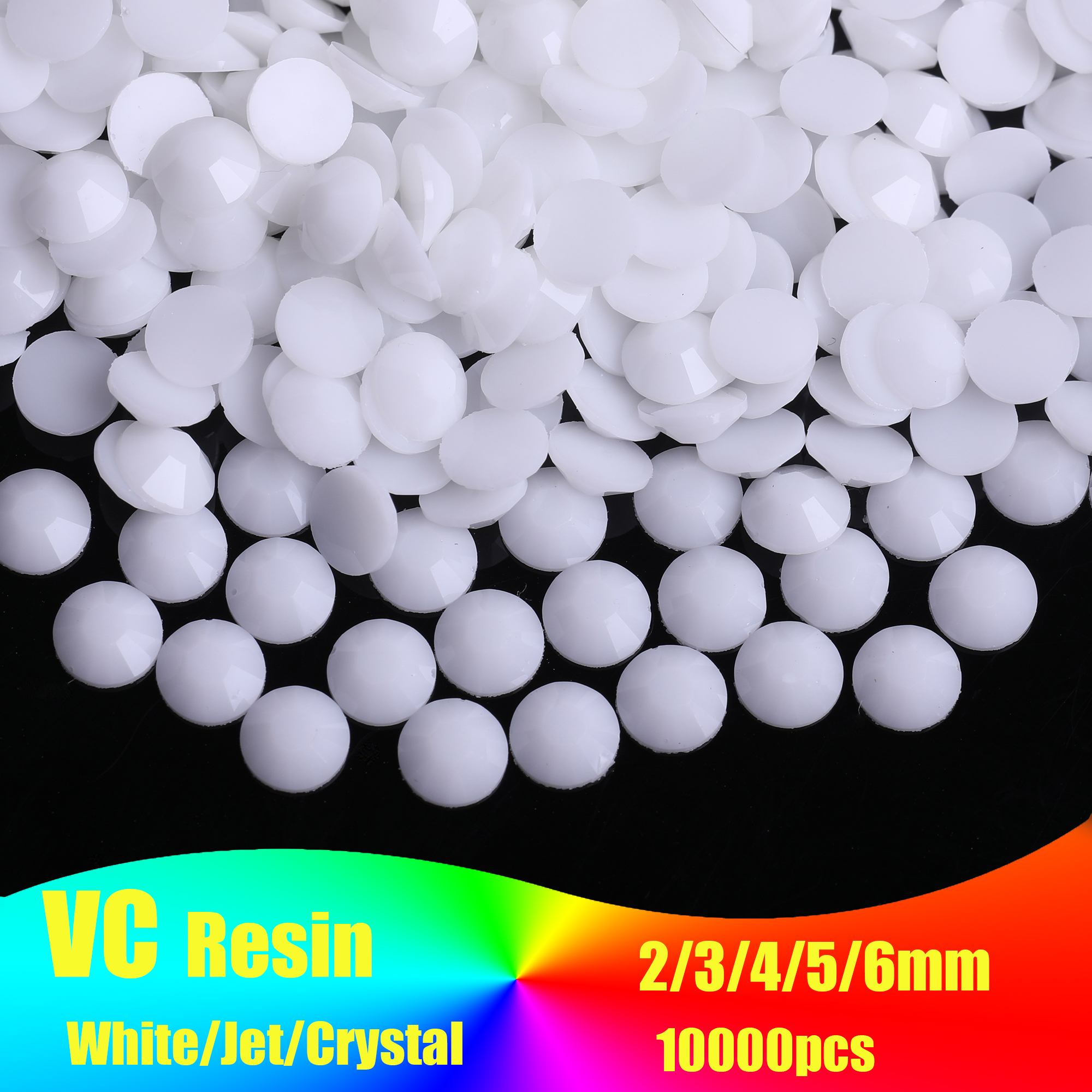 Resin White Jelly Rhinestones  - Embellishment Glue Craft avaliação e preço