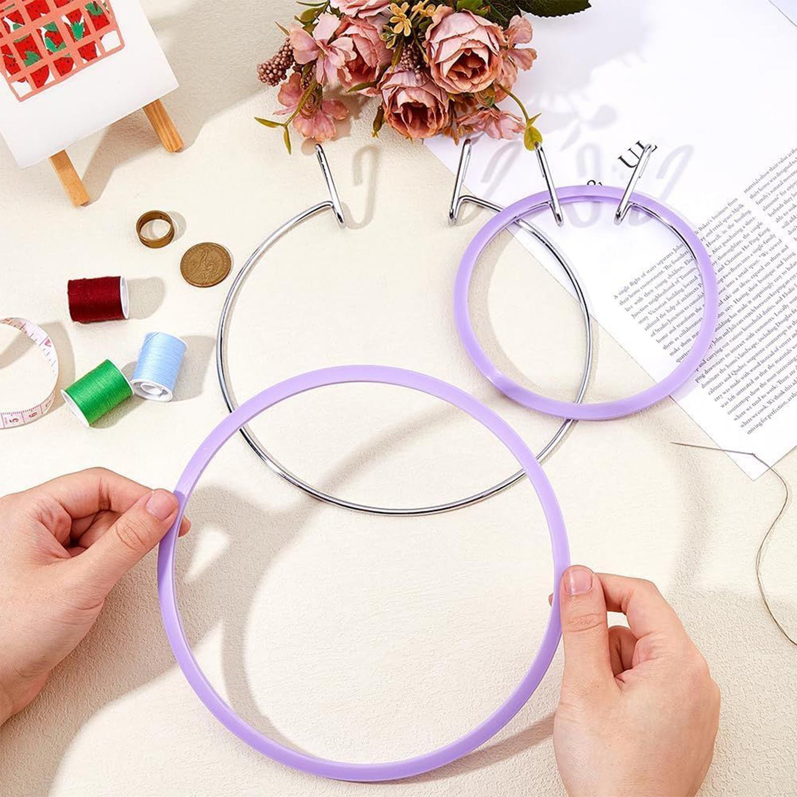 Hoop For Cross Stitching Metal - Embroidery Craft avaliação e preço