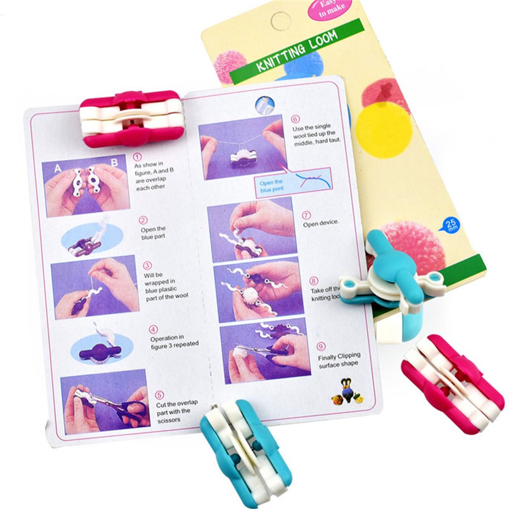 2pcs/lot Fashion Needle Craft  - Pom Pom Maker Tool avaliação e preço