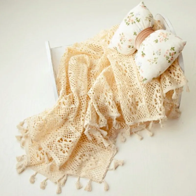 Newborn Photography Props Phot - Tassel Fringe Trim avaliação e preço