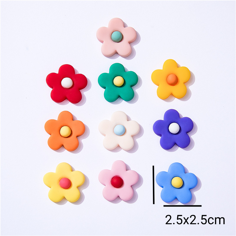10pcs Resin Flowers Flat Back  - Christmas Craft Embellishment avaliação e preço