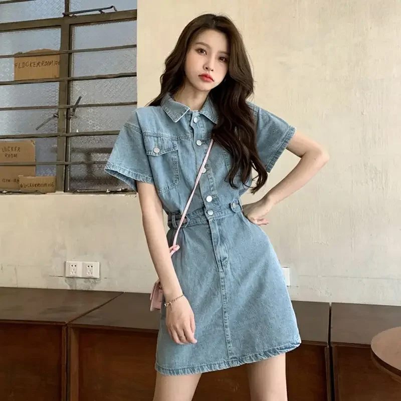New Sweet Women Denim Short Dr - Embellish Knit avaliação e preço