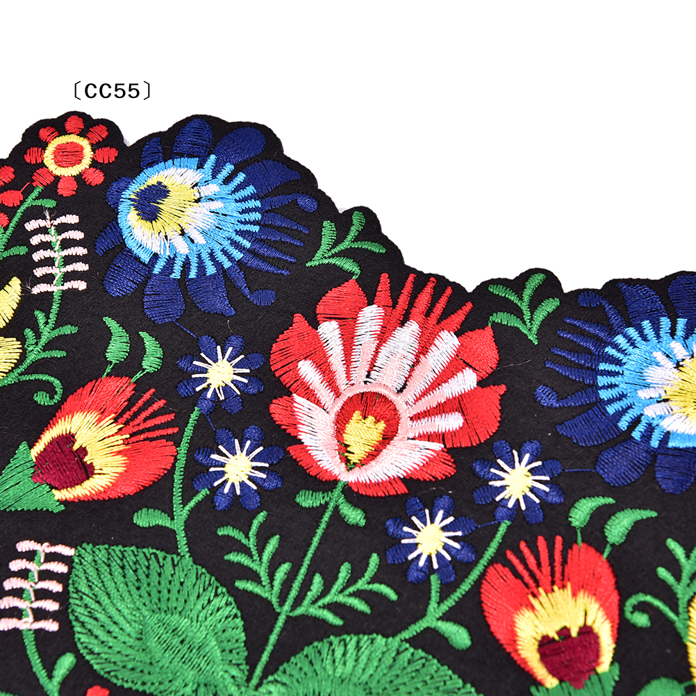 1Pc Heart Shape Flower Embroid - Applique Patch Flower avaliação e preço