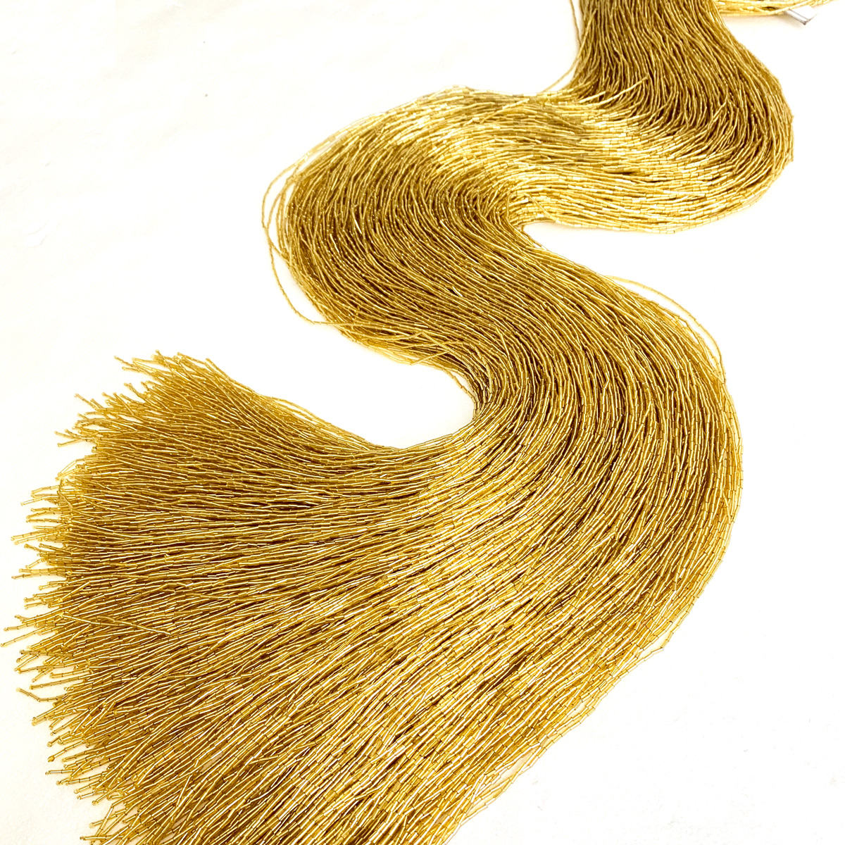 100cm Length Gold Red Crystal  - Beaded Trim Fringe avaliação e preço