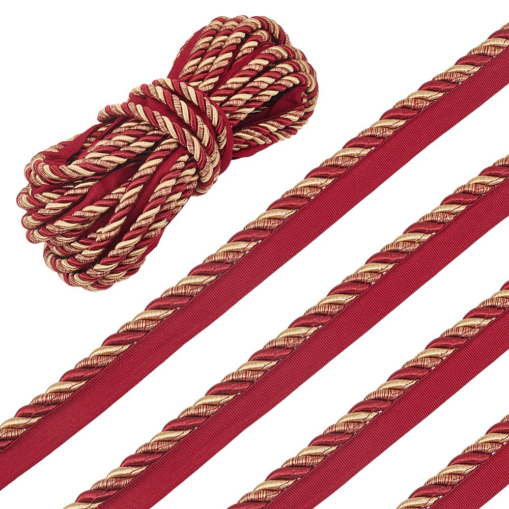 Polyester Twist Lip Cord Trim  - Cord Trim Twisted avaliação e preço