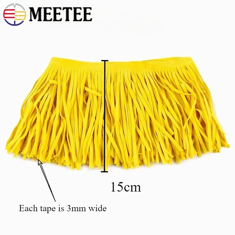 1-5M 15cm Suede Tassel Fringes - Fringe Ribbon Sewing avaliação e preço