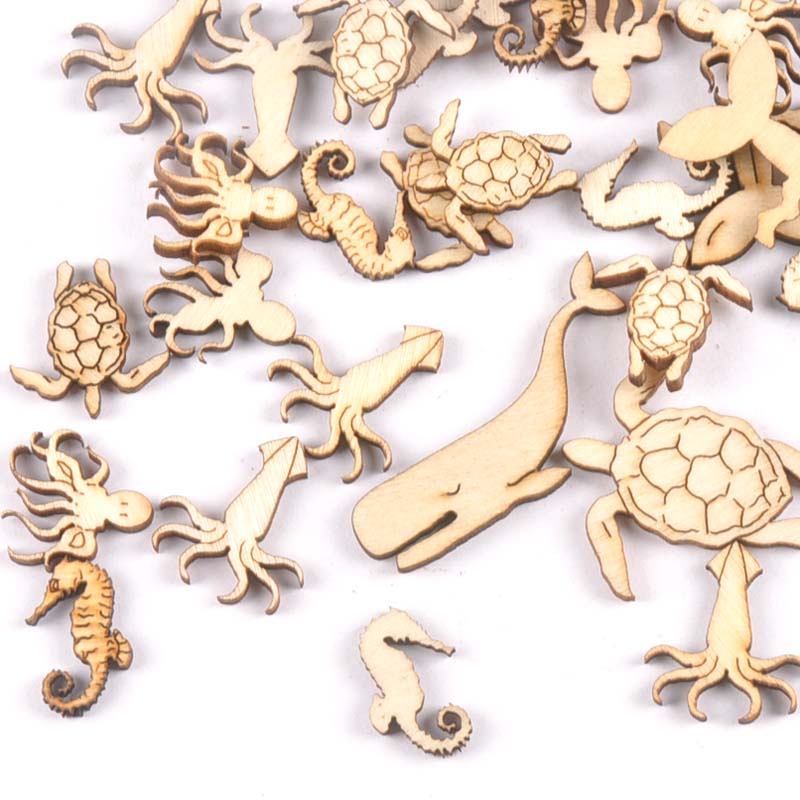 20Pcs 25-40mm Sea Turtle/horse - Embellish Craft avaliação e preço