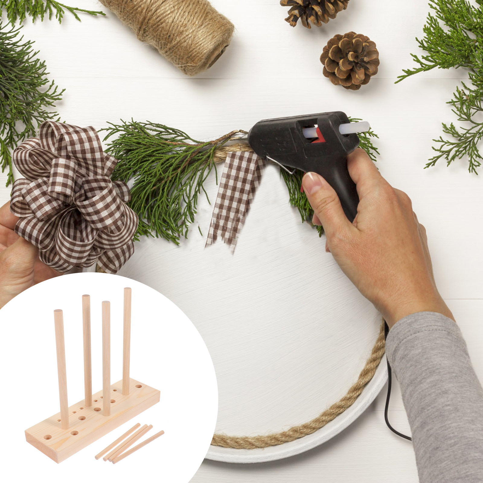 1Set Premium Wood Bow Maker To - Pom Pom Maker Tool avaliação e preço
