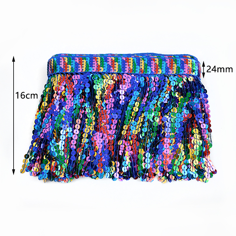 5/10Yards Sequin Fringe Tassel - Fringe Ribbon Sewing avaliação e preço