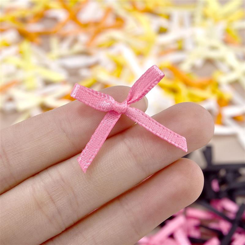 100Pcs 3mm Ribbons Mini Satin  - Christmas Craft Embellishment avaliação e preço