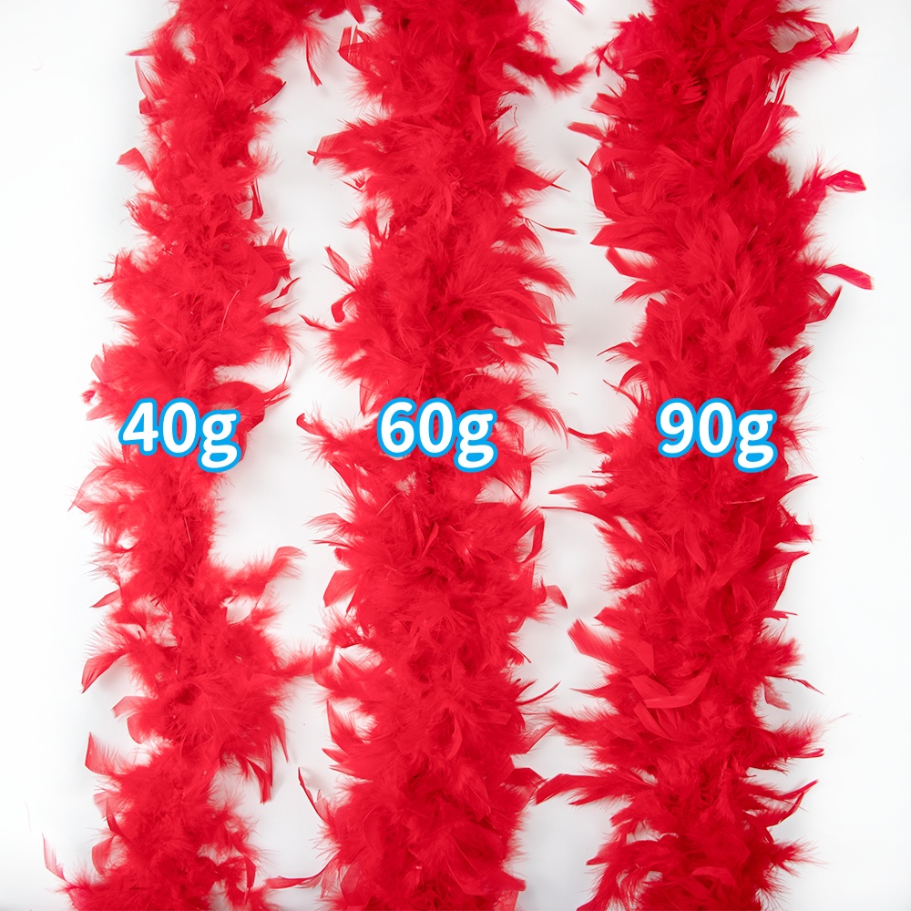 Red Marabou Feather Boa Trim F - Feather Trim Marabou avaliação e preço