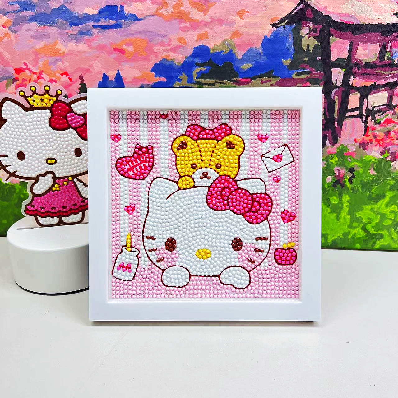 Keeppley&Sanrio Hello Kitty Cr - Embroidery Embellishments avaliação e preço