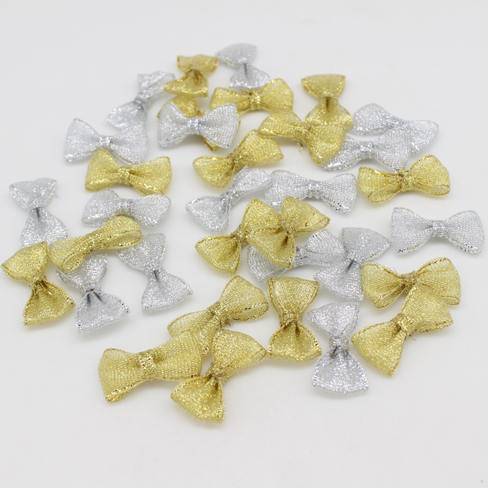 50/100pcs 15mm-30mm Gold and s - Embellishments For Scrapbooking avaliação e preço