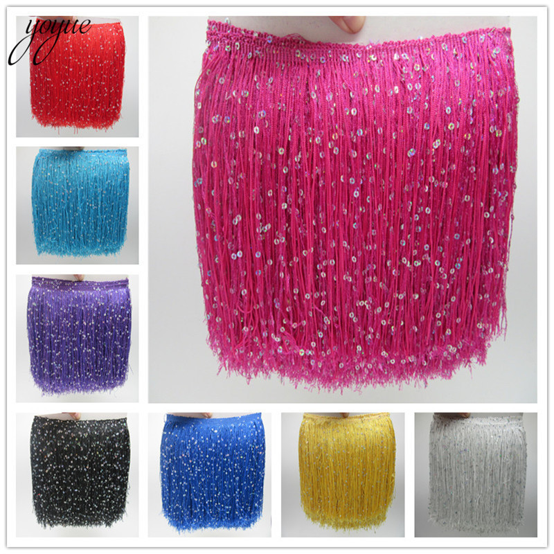 YOYUE 1Yard 20CM Long Polyeste - Fringe Ribbon Sewing avaliação e preço
