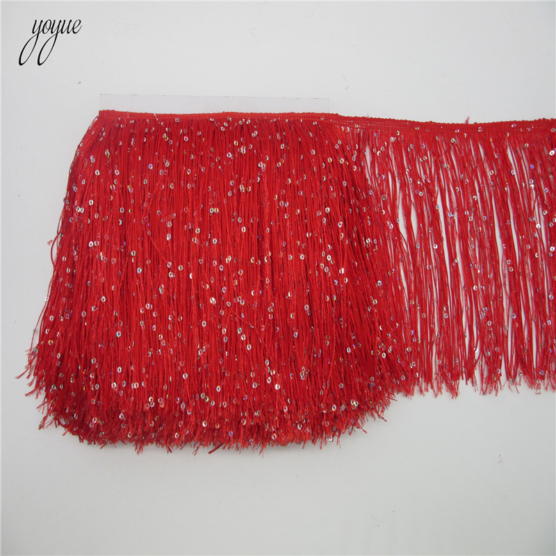 YOYUE 1Yard 20CM Long Polyeste - Fringe Ribbon Sewing avaliação e preço