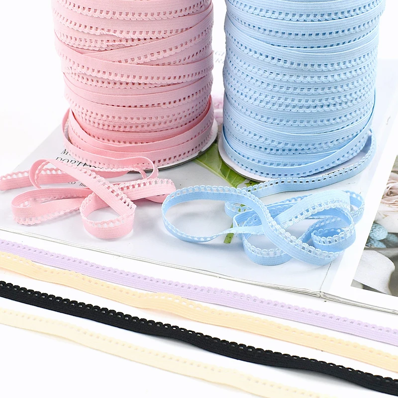 2-20Meters 10mm Colored Elasti - Lace Ribbon Trim avaliação e preço