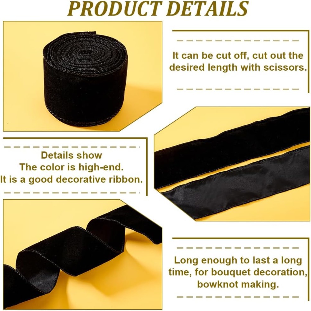 Single Face Velvet Ribbons for - Velvet Ribbon Roll avaliação e preço