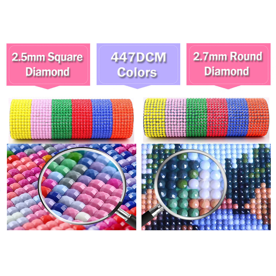 1pc frameless  Diamond Paintin - Embroidery Embellishments avaliação e preço