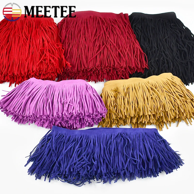 5Meters Meetee 10-30cm Suede T - Fringe Ribbon Sewing avaliação e preço