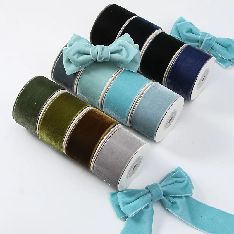Classic 5yards 6mm-38mm Single - Velvet Ribbon Roll avaliação e preço