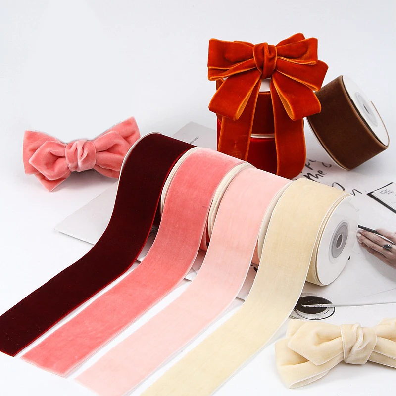 Classic 5yards 6mm-38mm Single - Velvet Ribbon Roll avaliação e preço