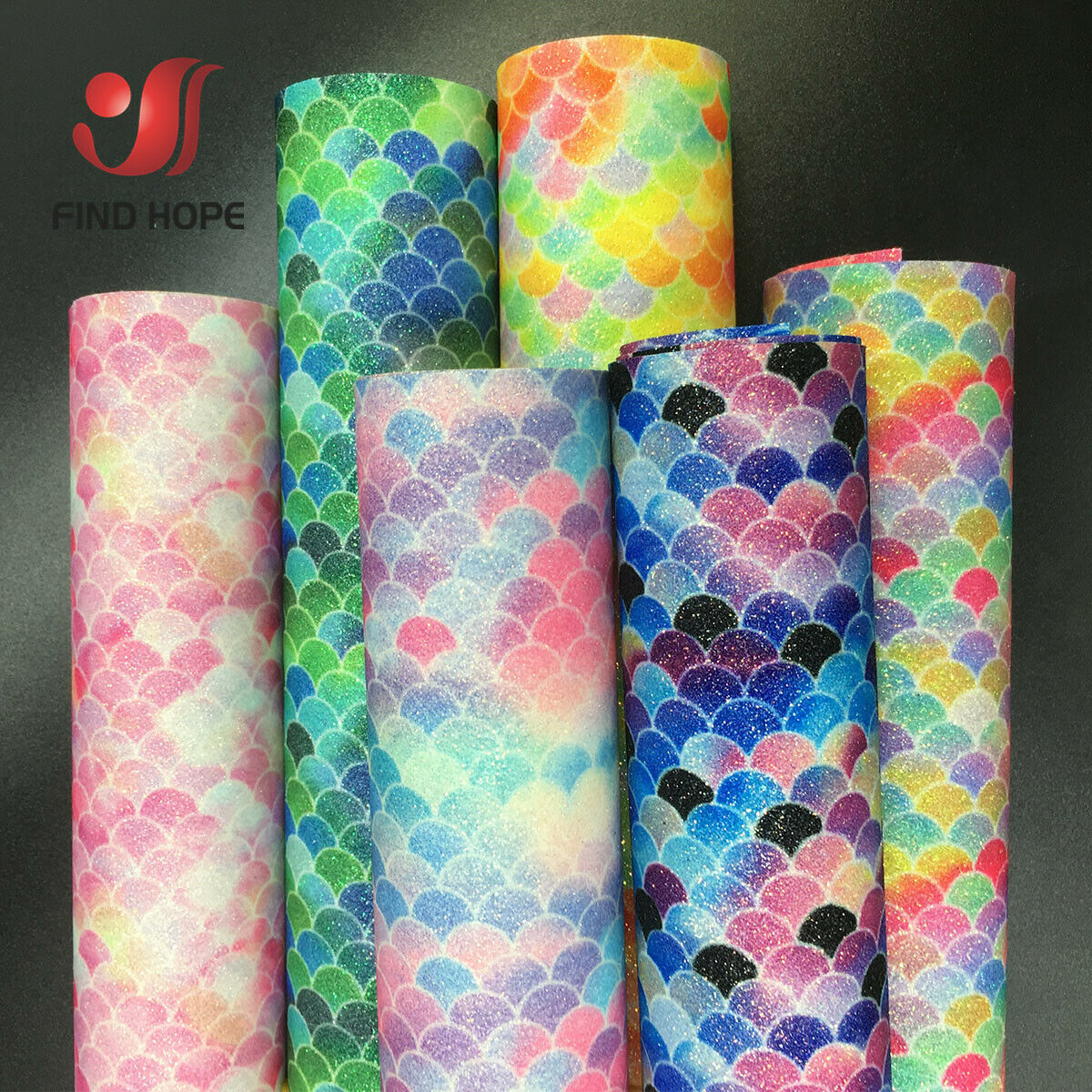 Mermaid Rainbow Iridescent Spa - Glitter Vinyl Roll avaliação e preço