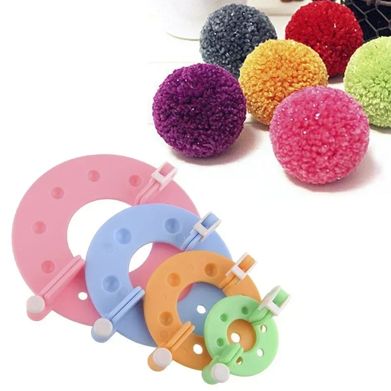 8PCS 4 Sizes Fluff Ball Weaver - Pom Pom Maker Tool avaliação e preço