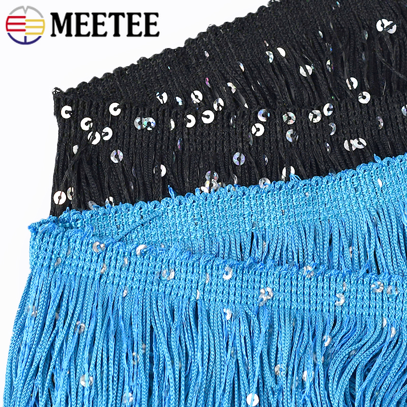 2/4/8M 10cm Colorful Sequin Ta - Fringe Ribbon Sewing avaliação e preço