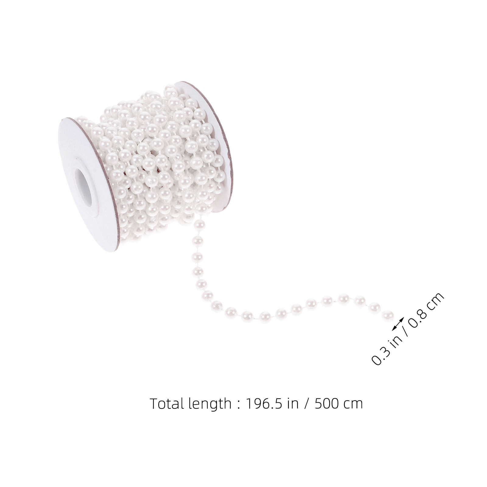 5M Faux Pearl Garland Roll Pea - Christmas Craft Embellishment avaliação e preço