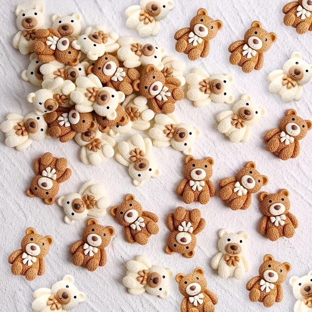10-100pcs Cartoon Beige Coffee - Embellishments For Scrapbooking avaliação e preço