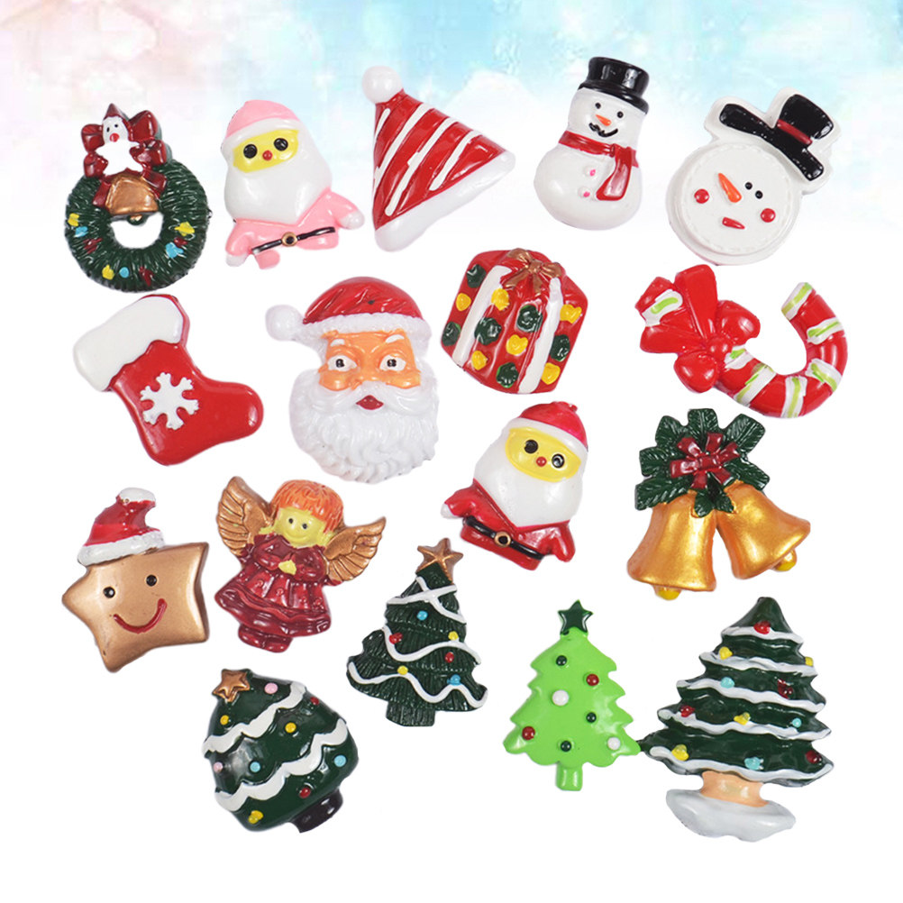 50pcs DIY Resin Accessories Ch - Christmas Craft Embellishment avaliação e preço