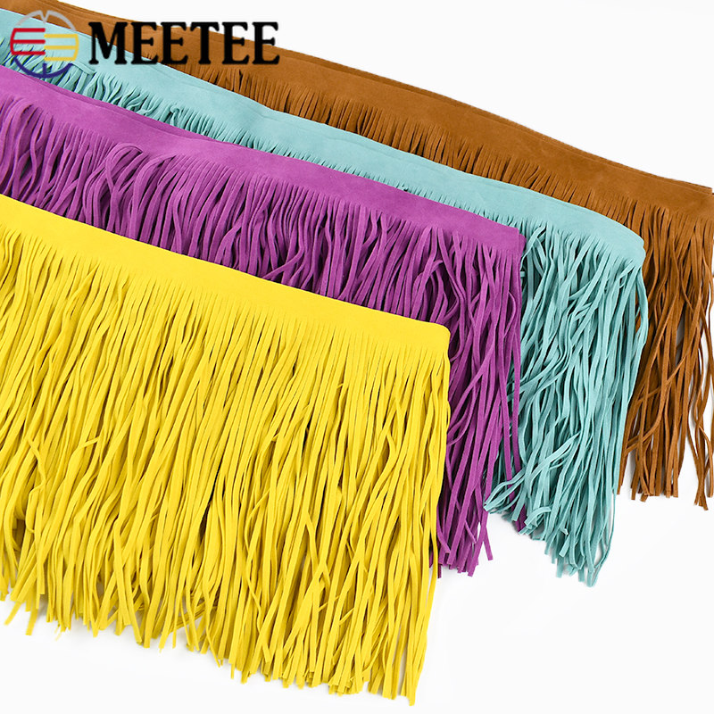 1-5M 15cm Suede Tassel Fringes - Fringe Ribbon Sewing avaliação e preço