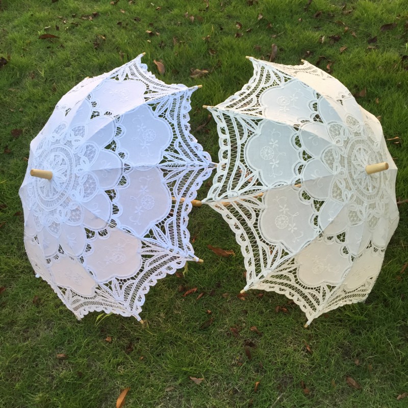 New Vintage Lace Umbrella Hand - Embroidery Embellishments avaliação e preço