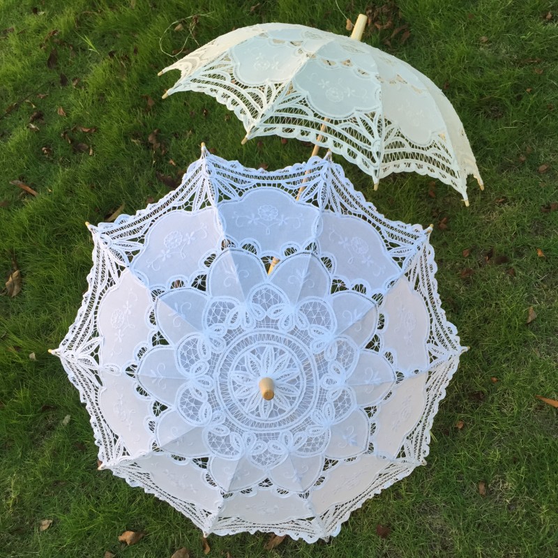 New Vintage Lace Umbrella Hand - Embroidery Embellishments avaliação e preço