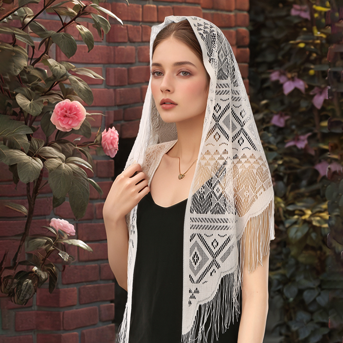 Fashion Lace Embroidery Triang - Tassel Fringe Trim avaliação e preço